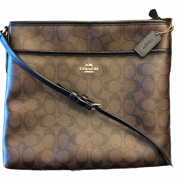 Coach Handbags - Authentic COACH Signature File Bag